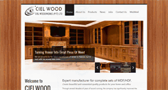 Desktop Screenshot of cielwood.com